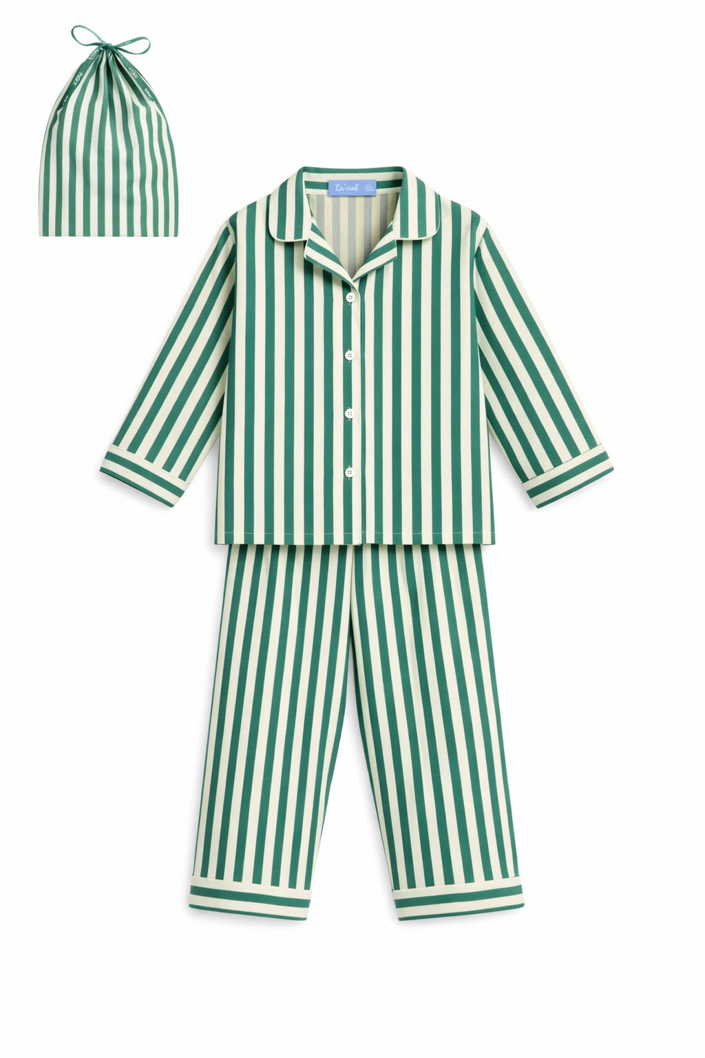 Green Stripe Pajamas