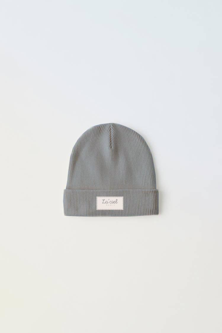 Gray Basic Knit Hat