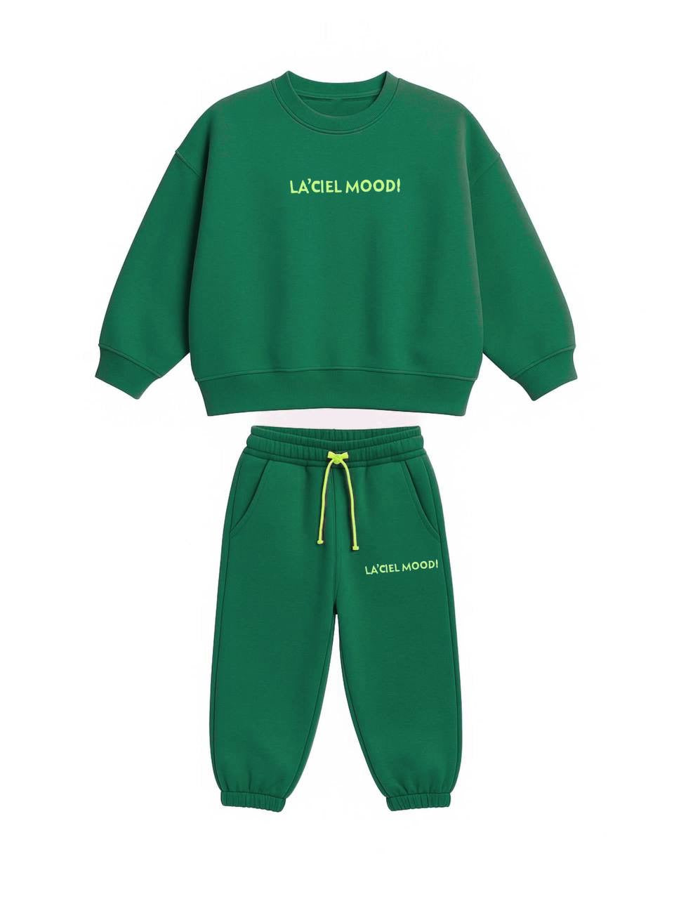 Forest Green Sweatshirt & Jogger Sets