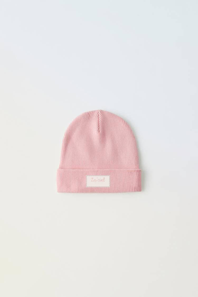 Pink Basic Knit Hat