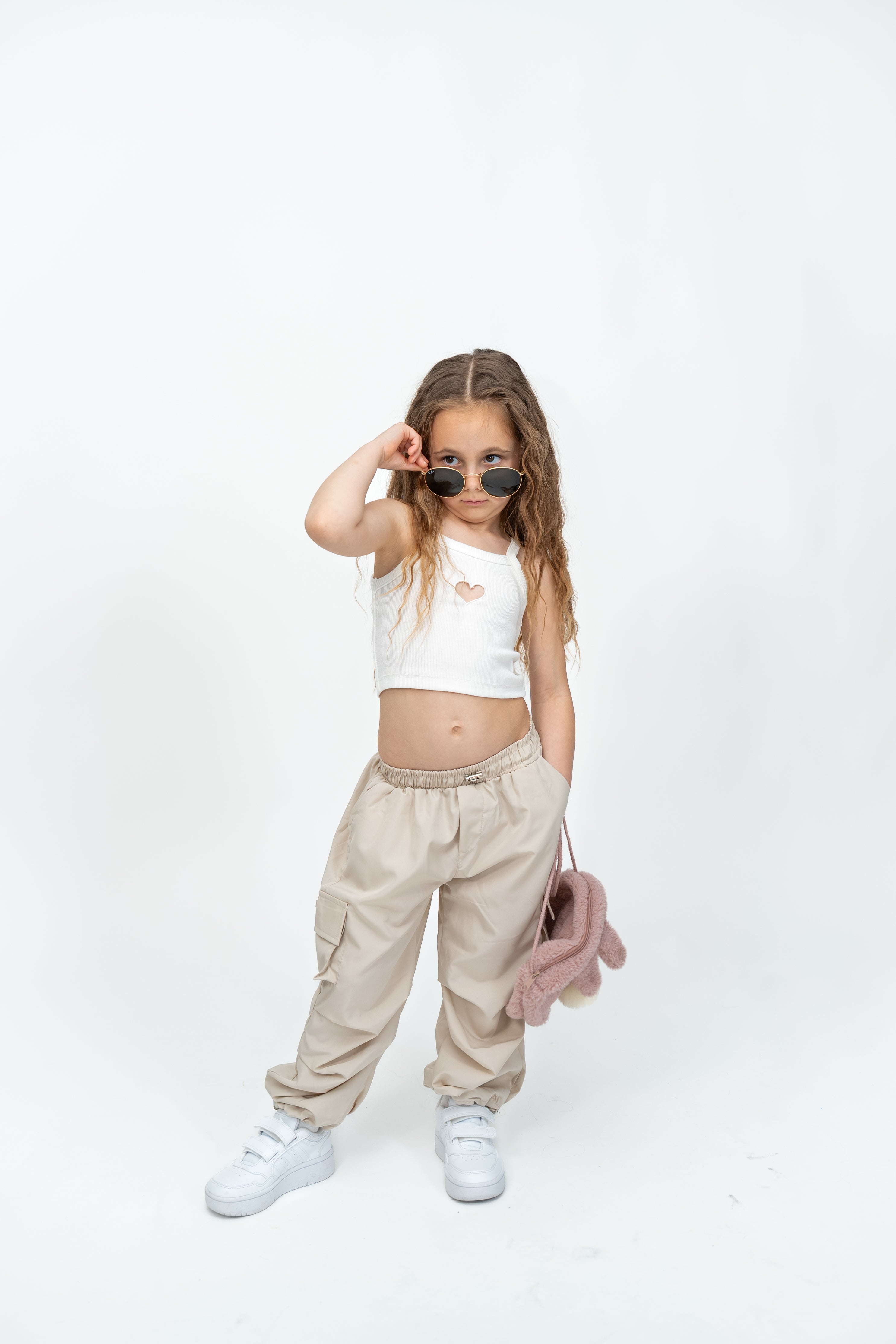 Sand Beige Heart Cargo Set
