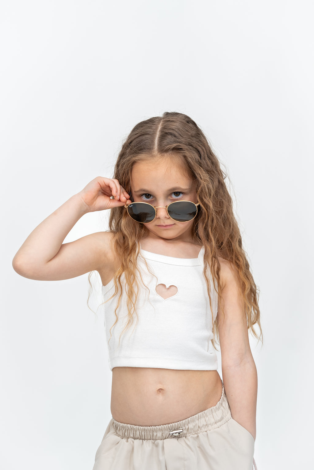 Sand Beige Heart Cargo Set