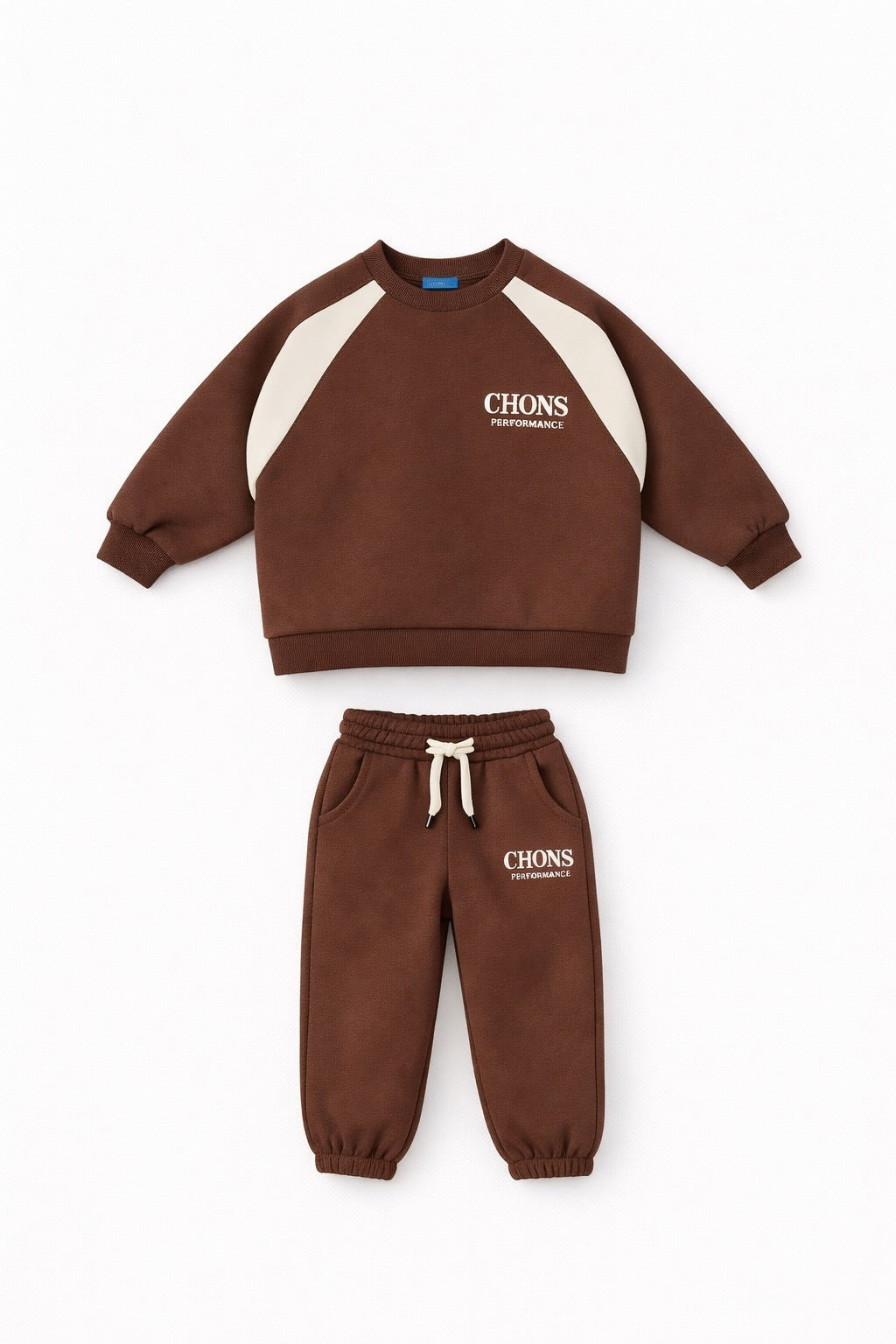 Chocolate Brown Sweatshirt & Jogger Sets