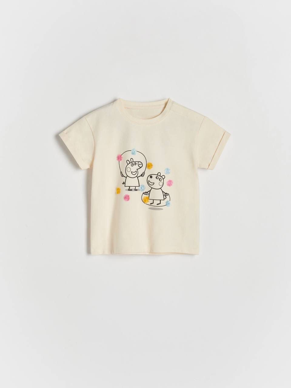 Peppa Pig T-Shirt & Leggings Set – Cream