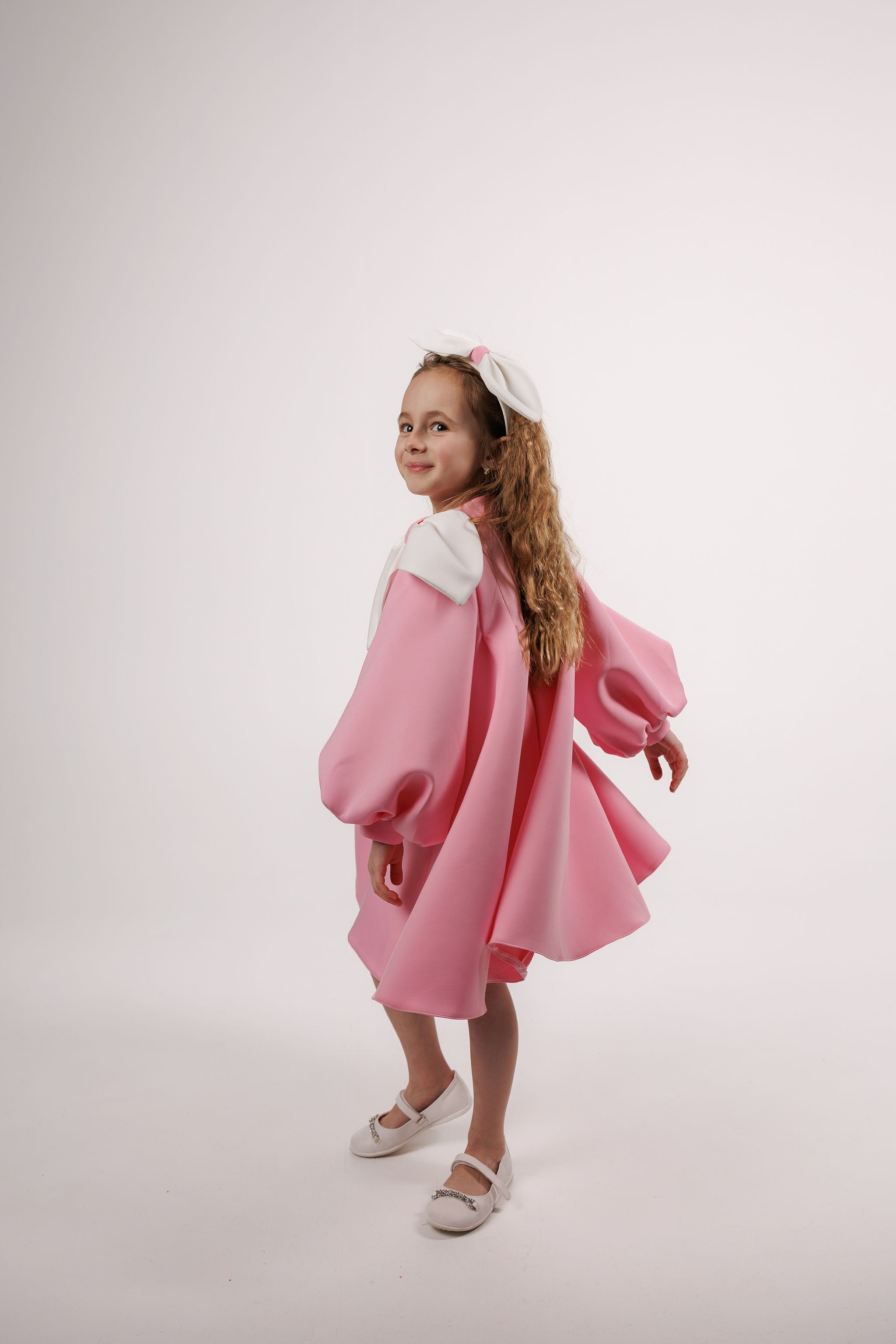 Blush Couture Bow Dress