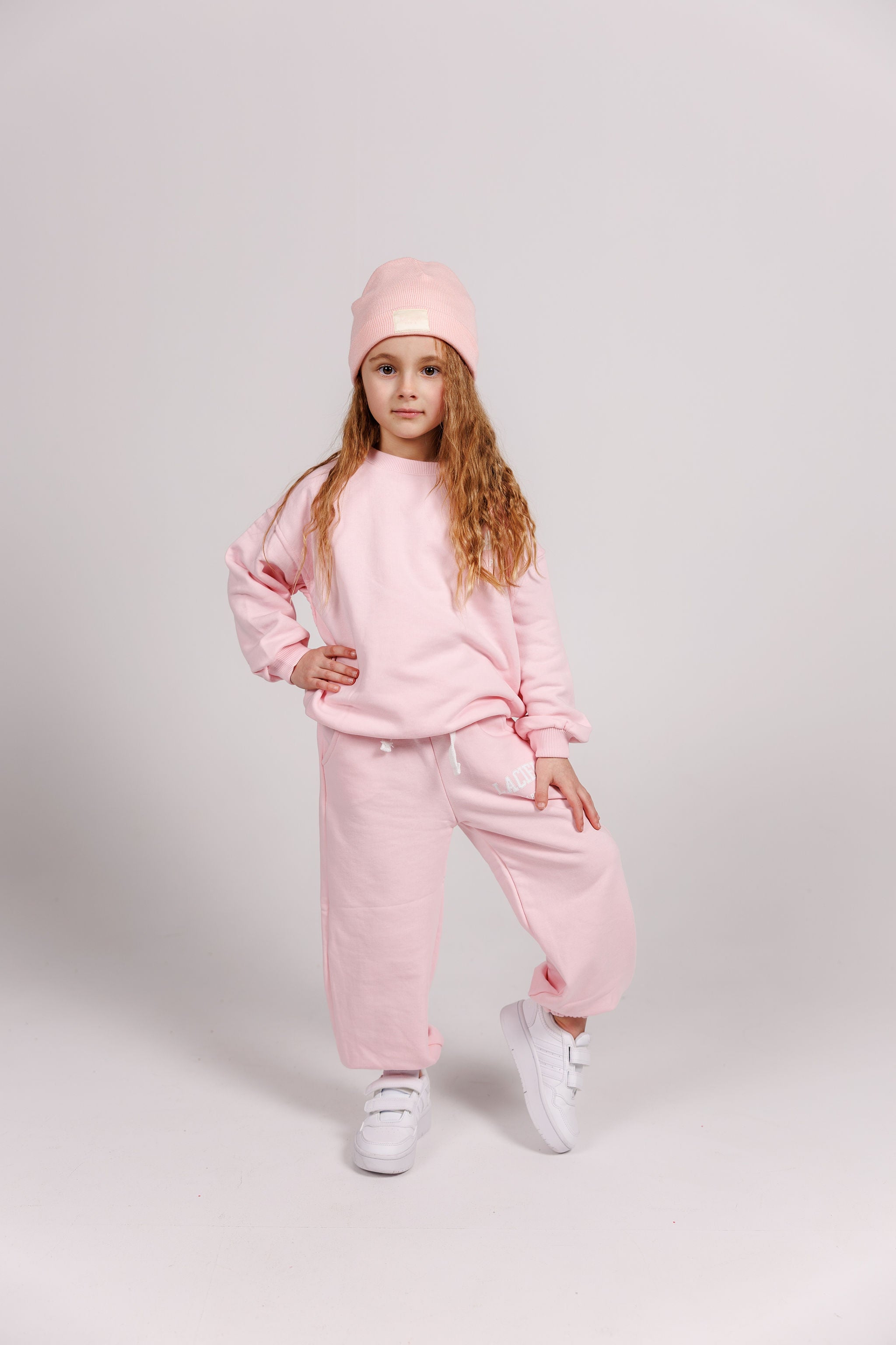 Pink Sweatshirt & Jogger Sets