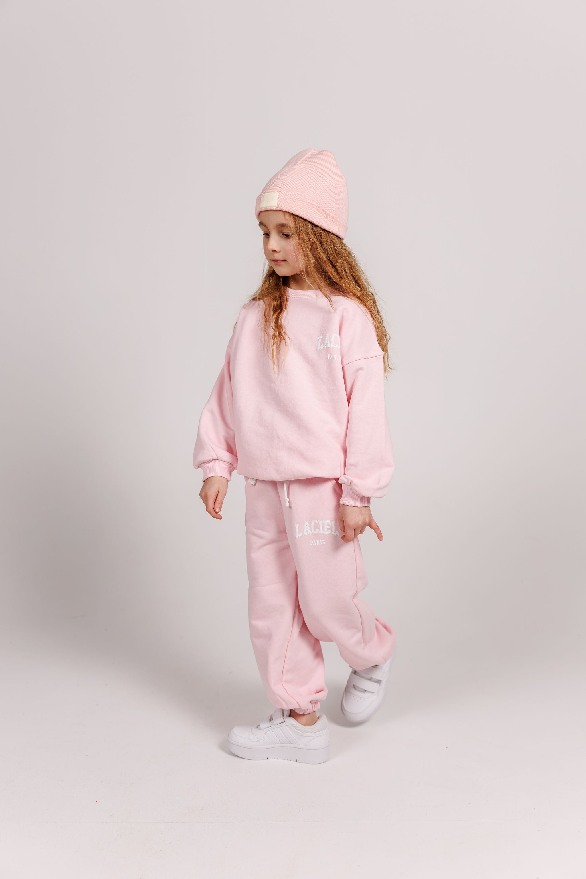 Pink Sweatshirt & Jogger Sets