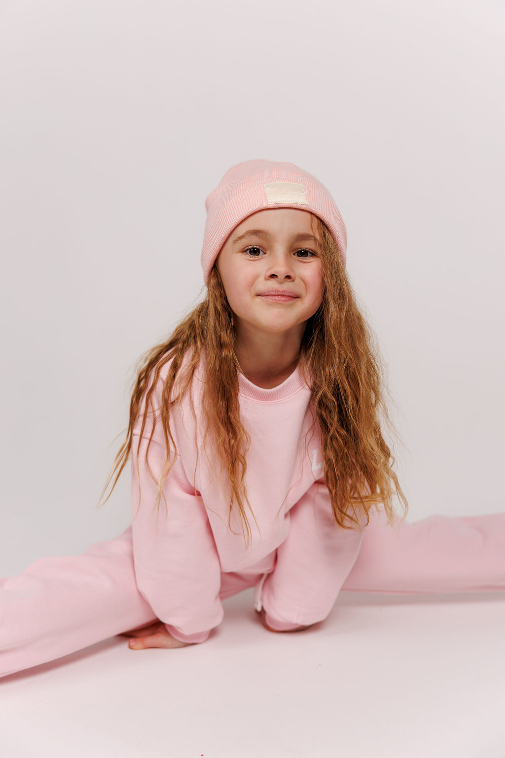 Pink Basic Knit Hat