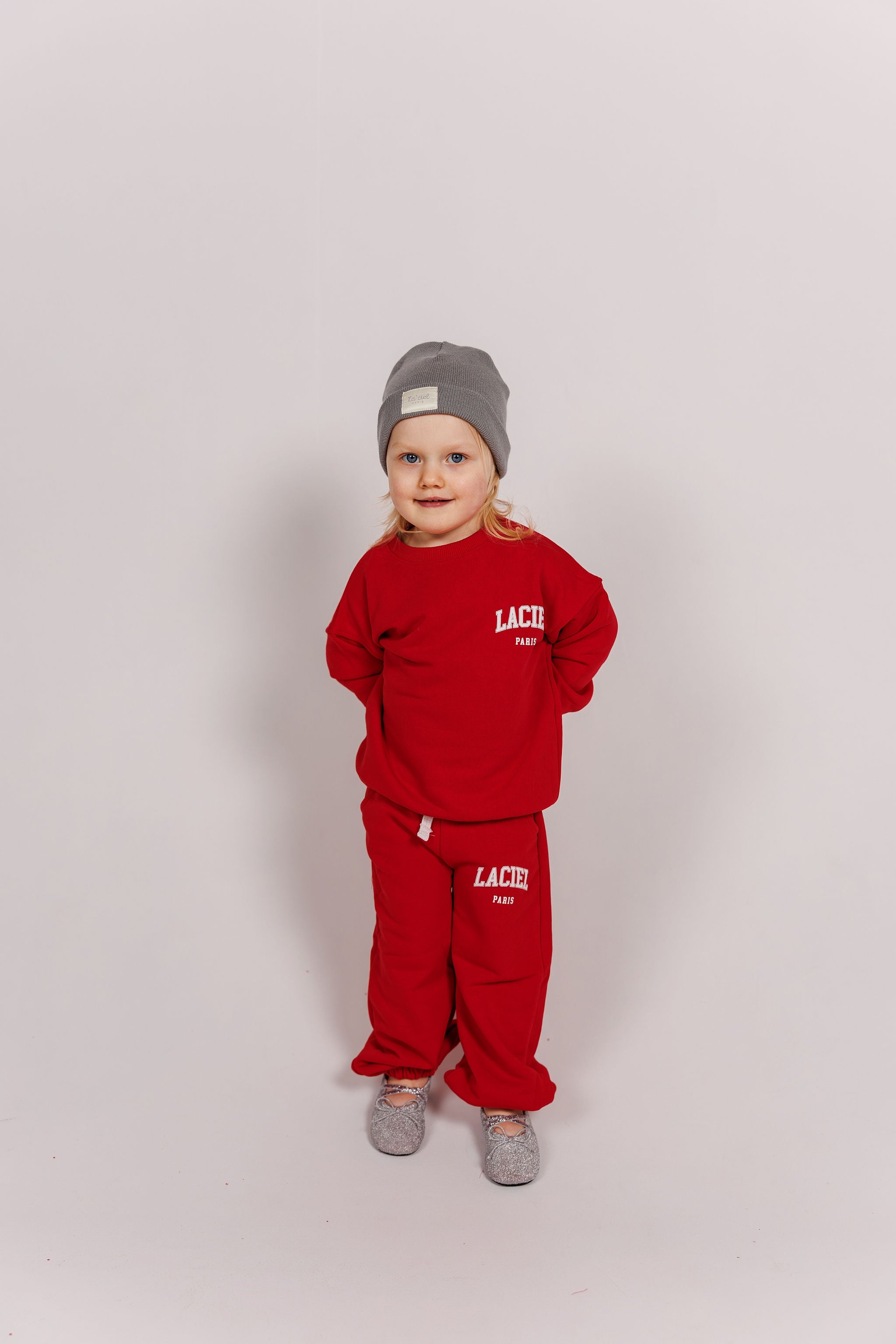 Red Sweatshirt & Jogger Sets