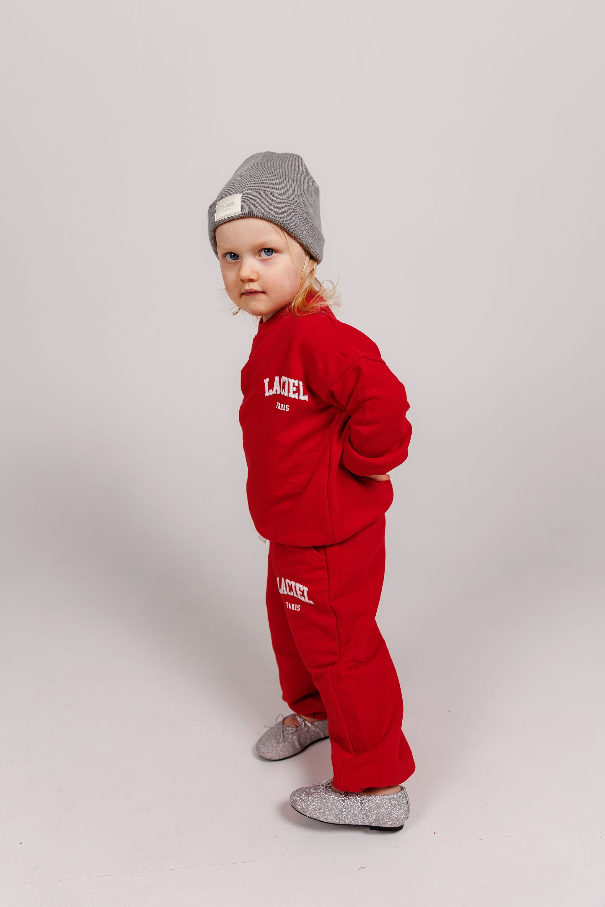 Red Sweatshirt & Jogger Sets