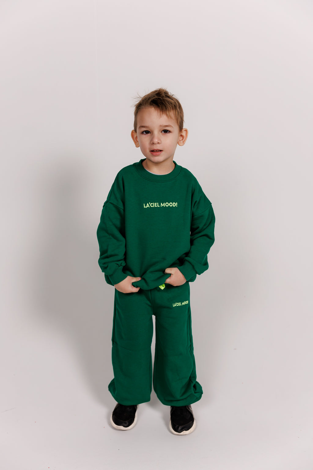 Forest Green Sweatshirt & Jogger Sets