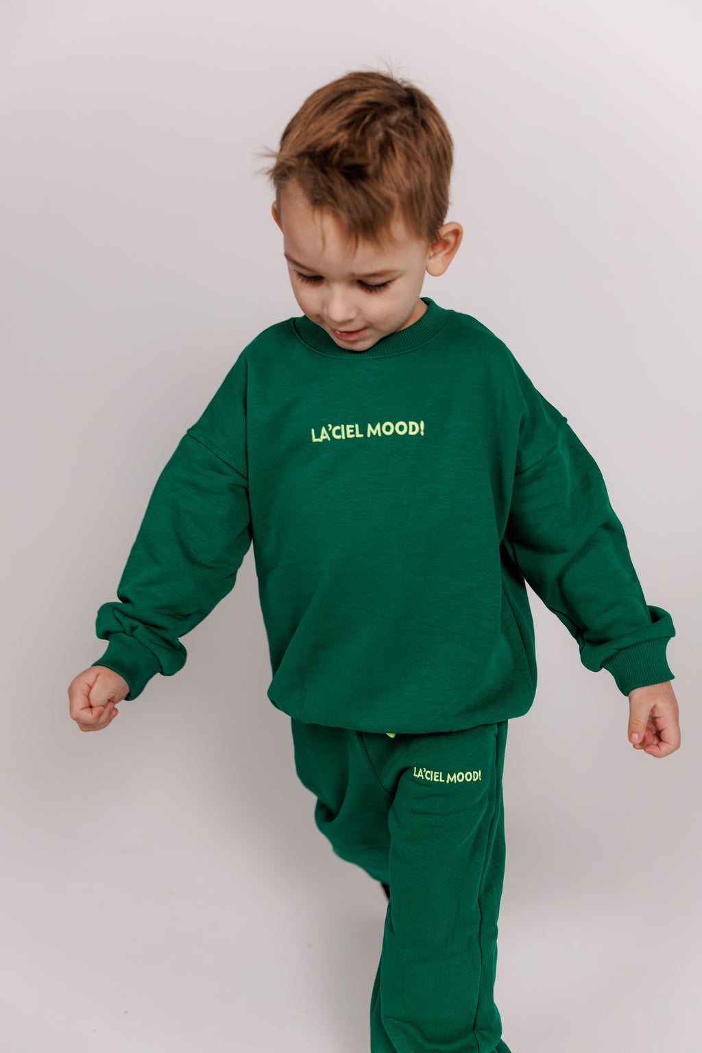 Forest Green Sweatshirt & Jogger Sets