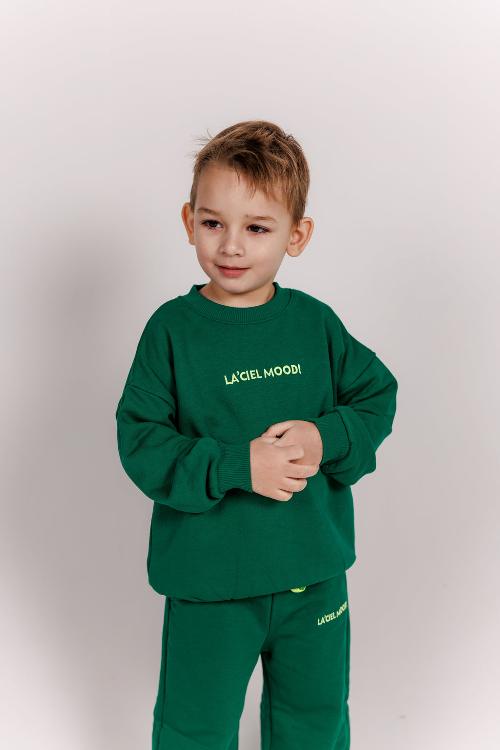 Forest Green Sweatshirt & Jogger Sets