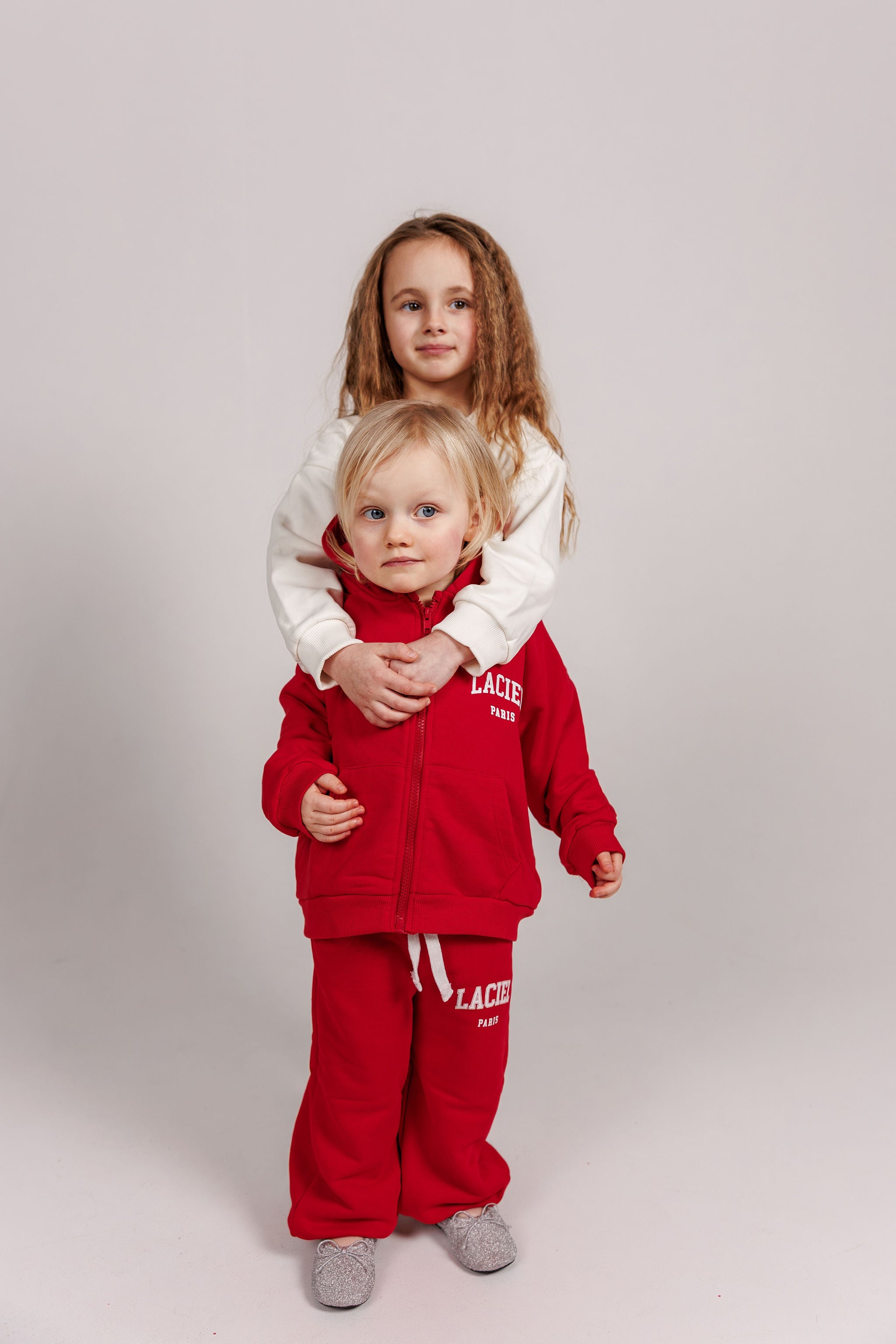 Red Full Zip Sweatshirt & Jogger Sets