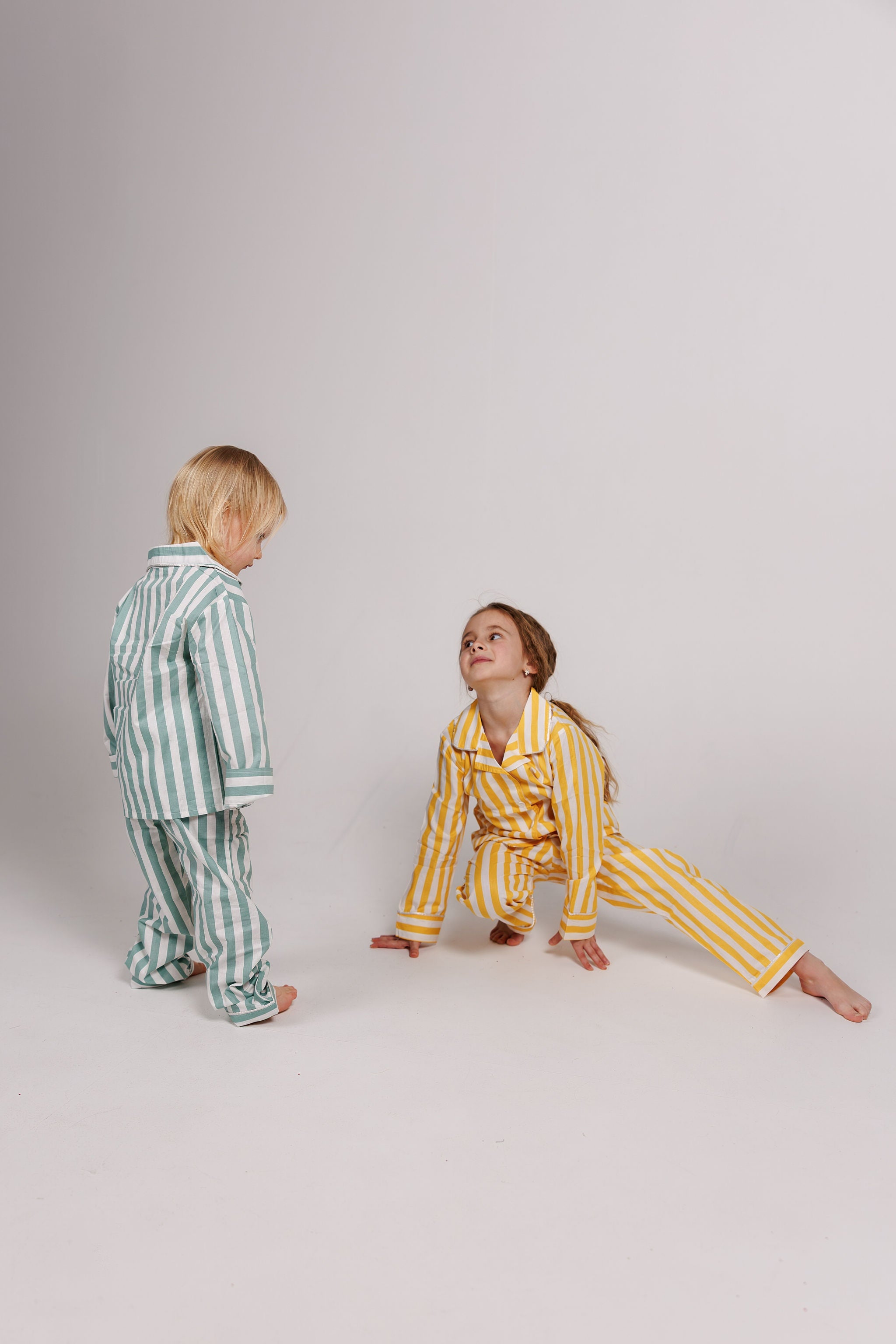 Yellow Stripe Pajamas