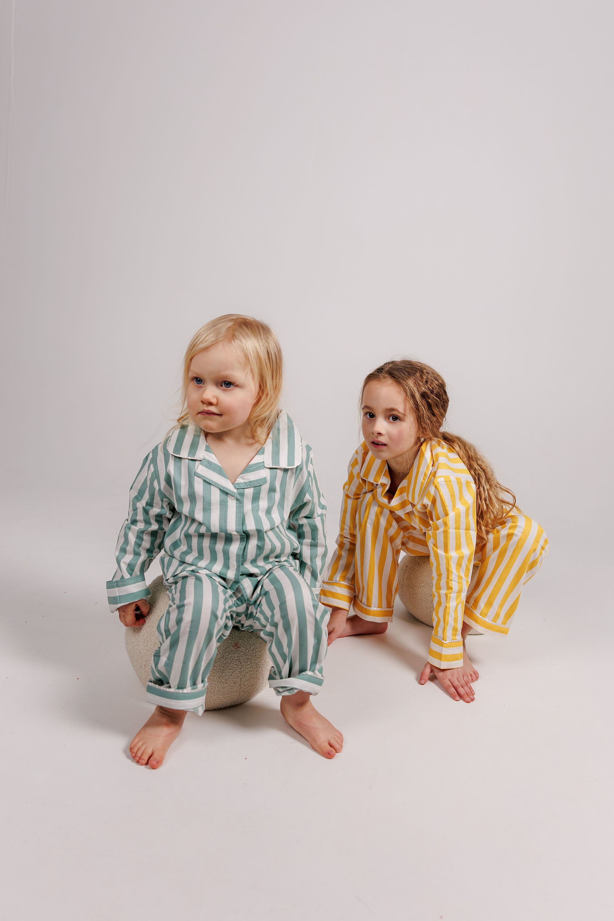 Green Stripe Pajamas