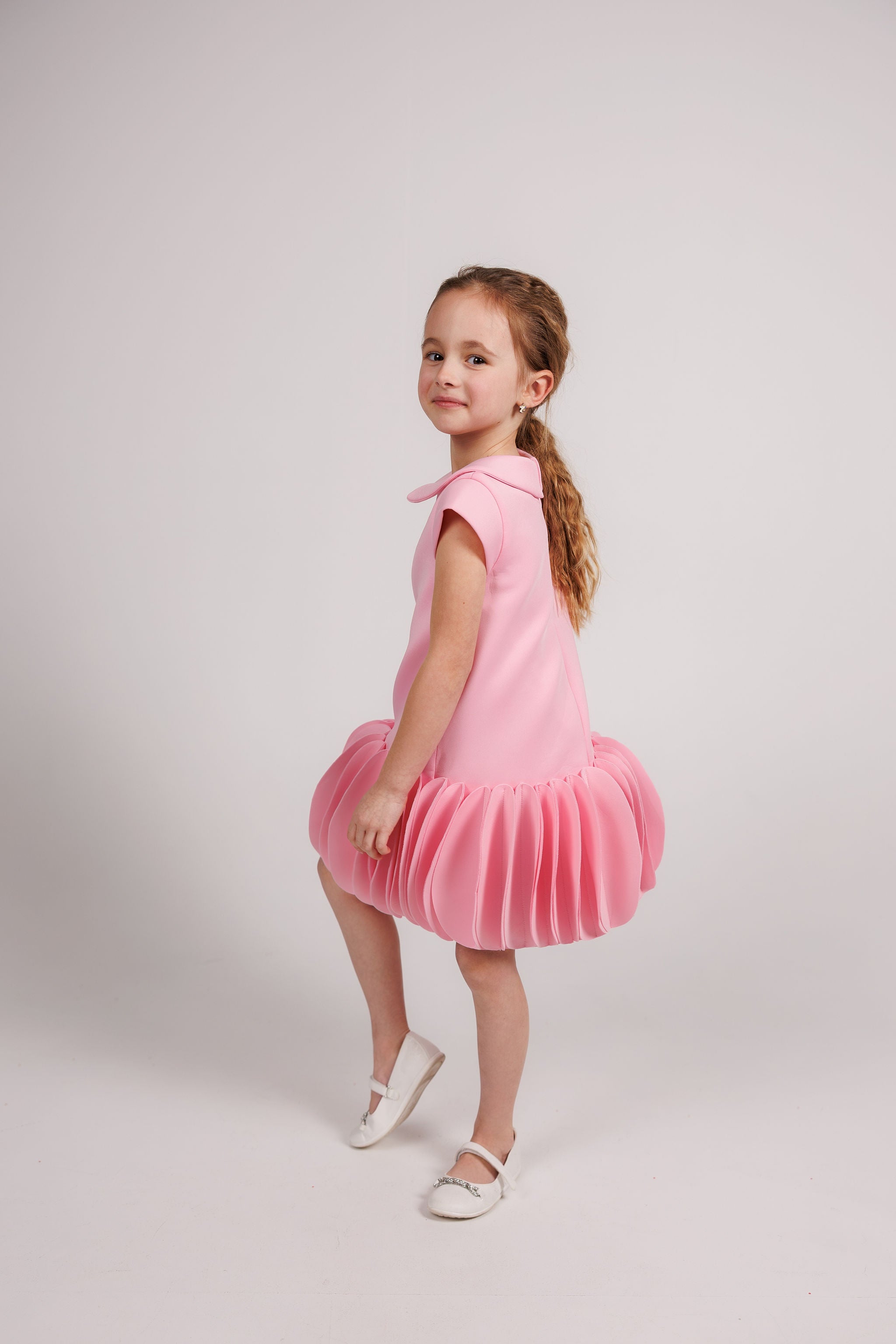 Blush Petal Couture Dress