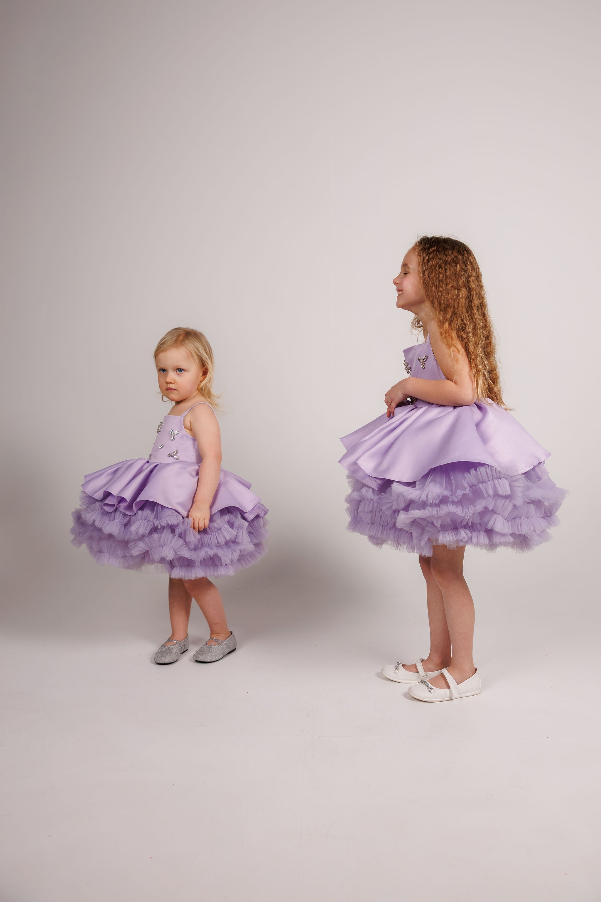 Lilac Royal Tulle Couture Dress