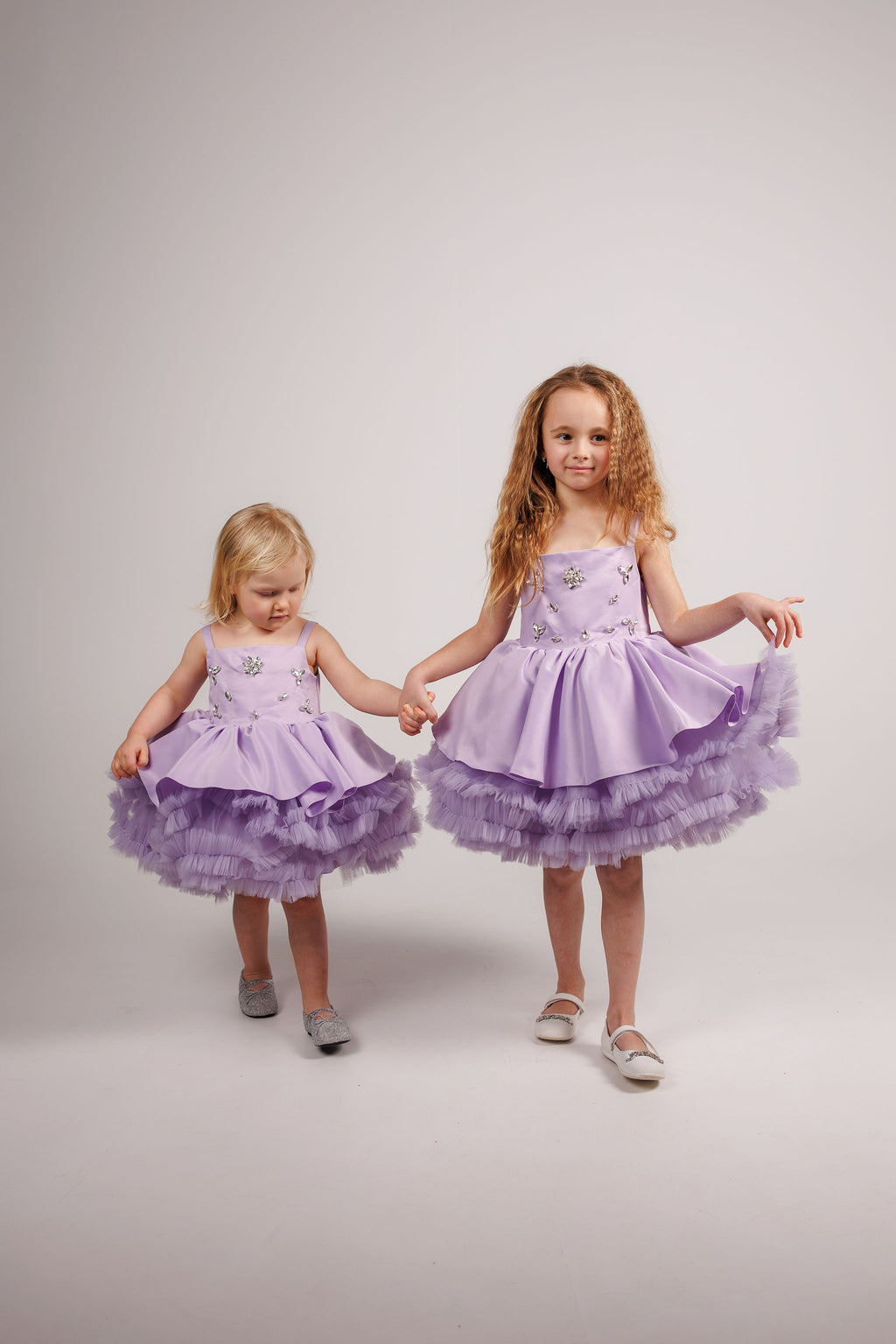 Lilac Royal Tulle Couture Dress