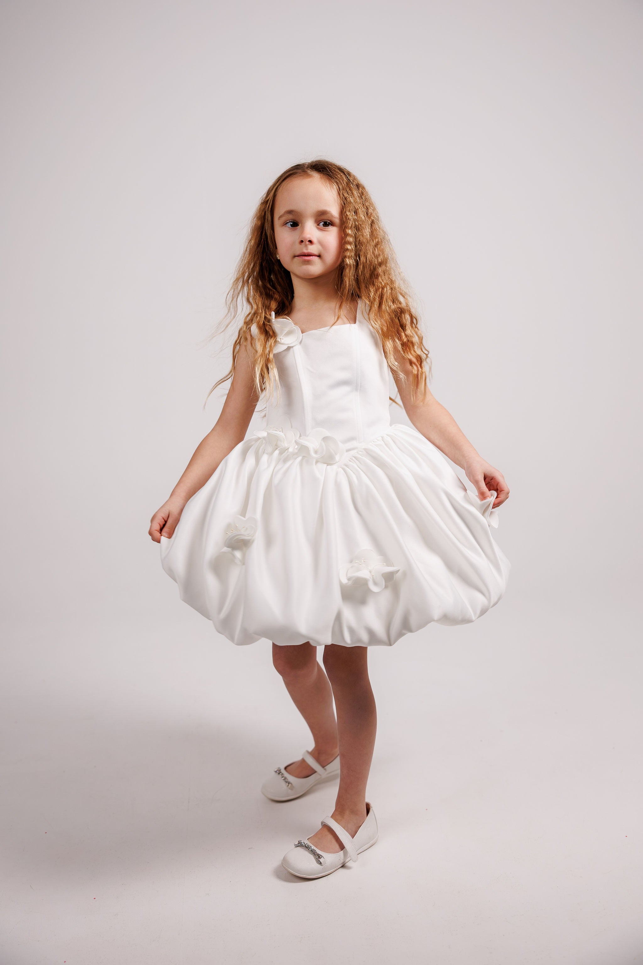 Ivory Fleur Couture Dress