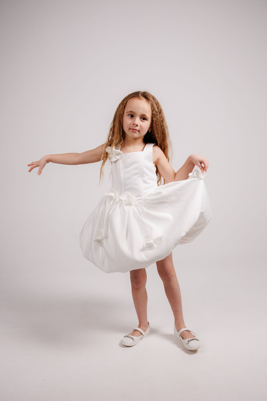 Ivory Fleur Couture Dress