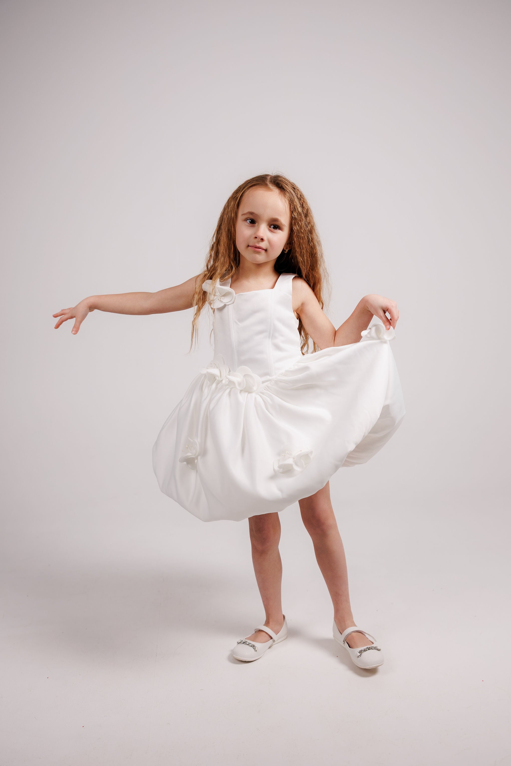 Ivory Fleur Couture Dress