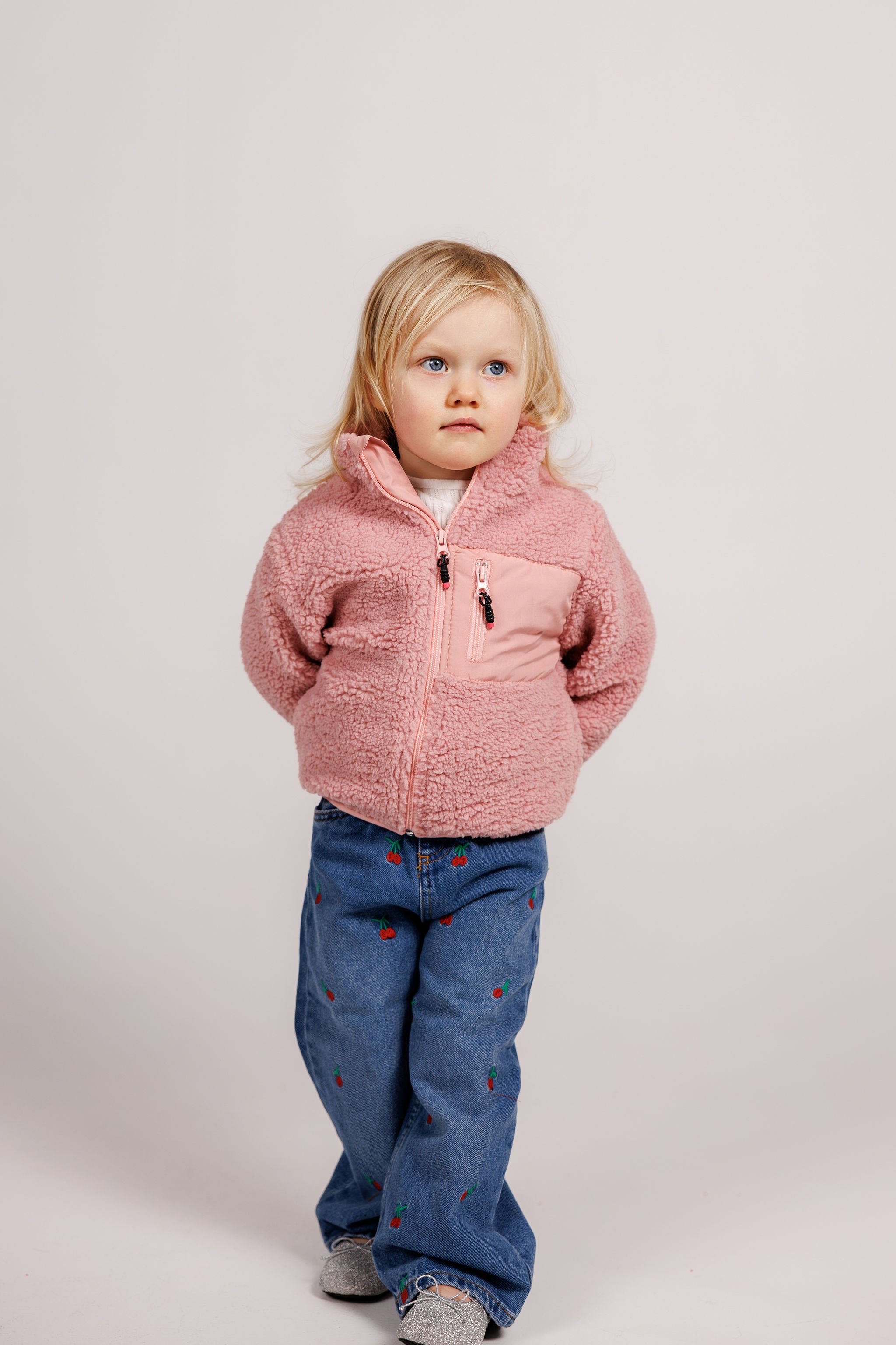 Pink Teddy Fleece Jackets