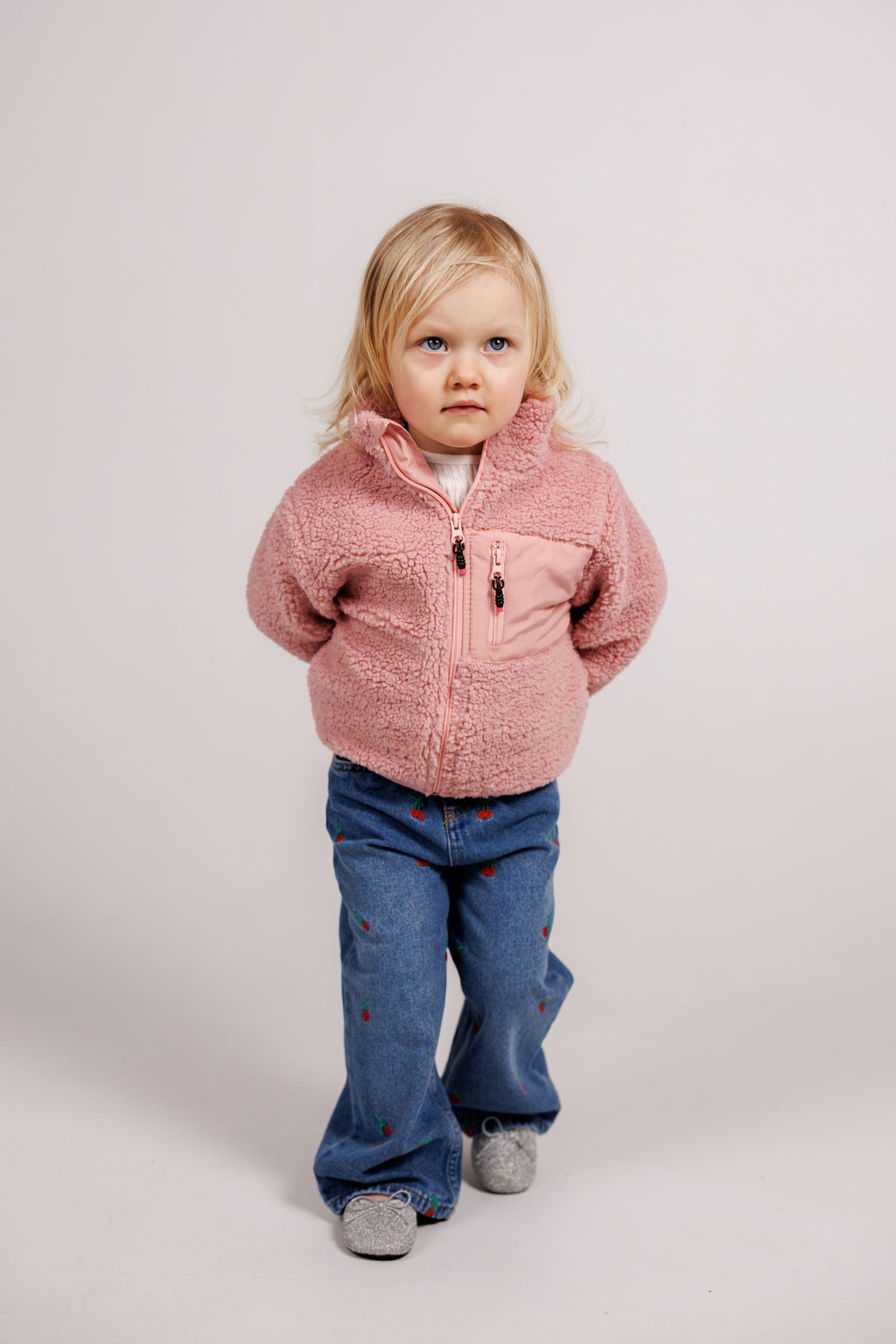Pink Teddy Fleece Jackets