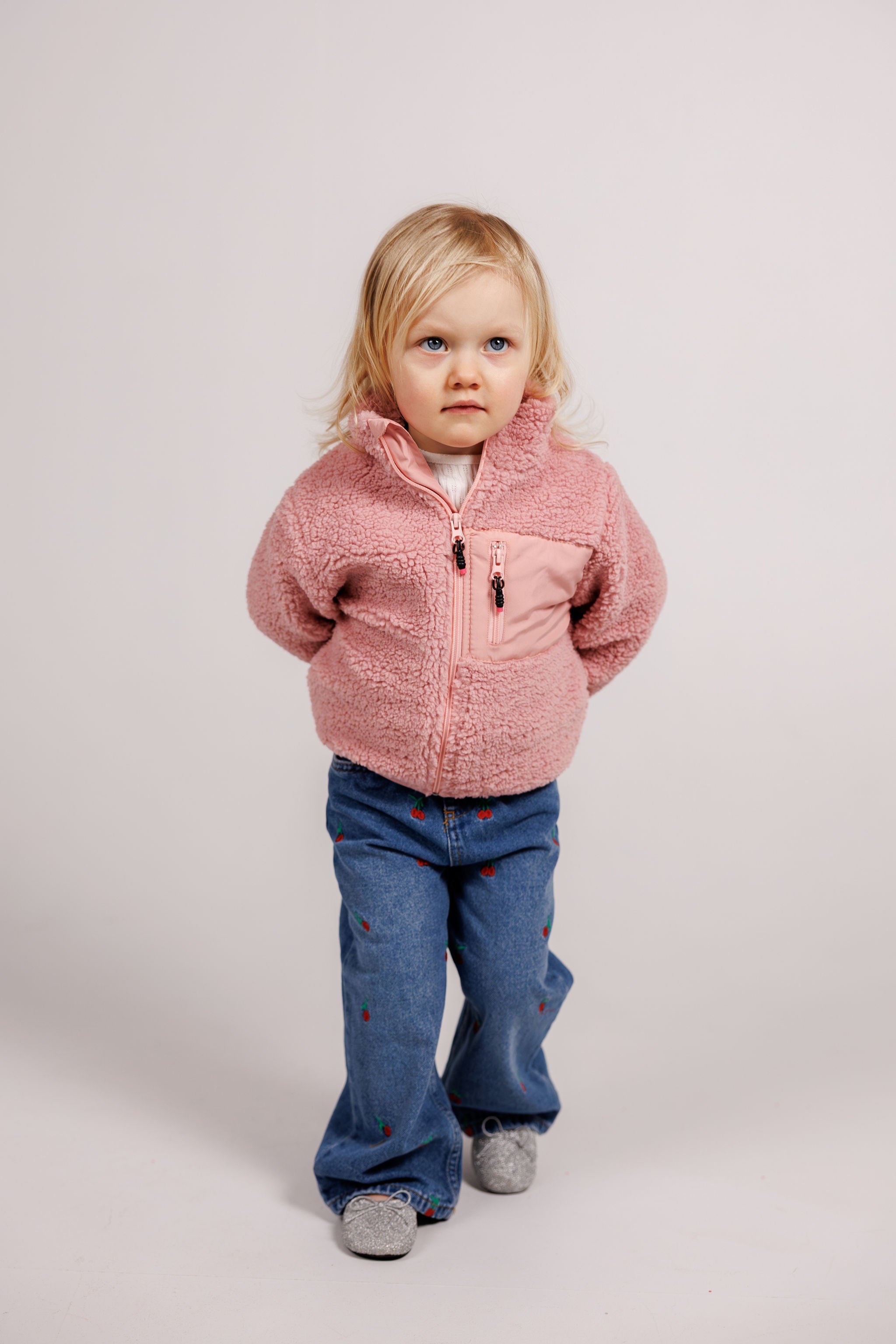 Pink Teddy Fleece Jackets