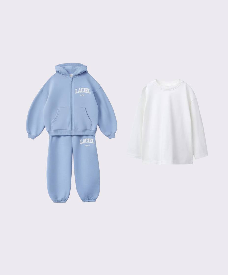 Sky Blue Hoodie & Joger Sets